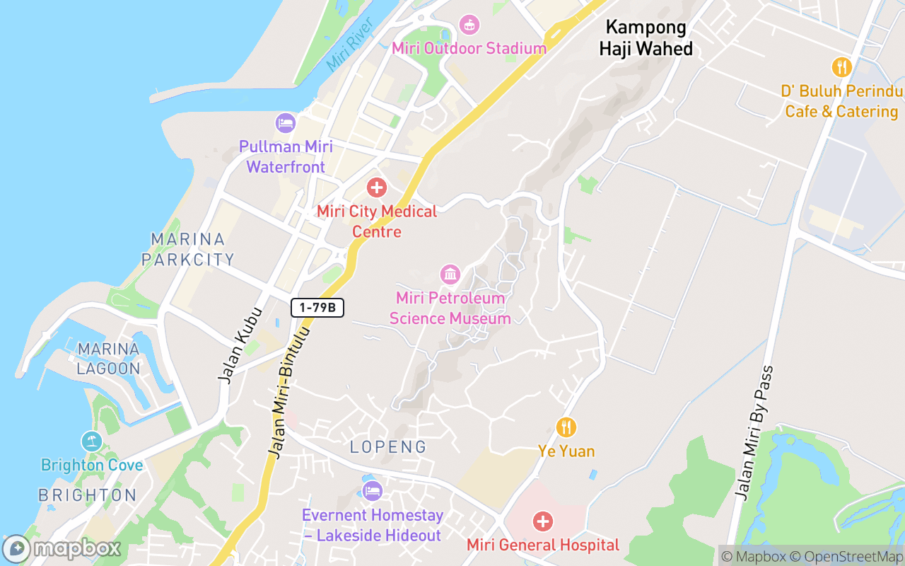 Map showing the location of The Grand Old Lady - Canada Hill