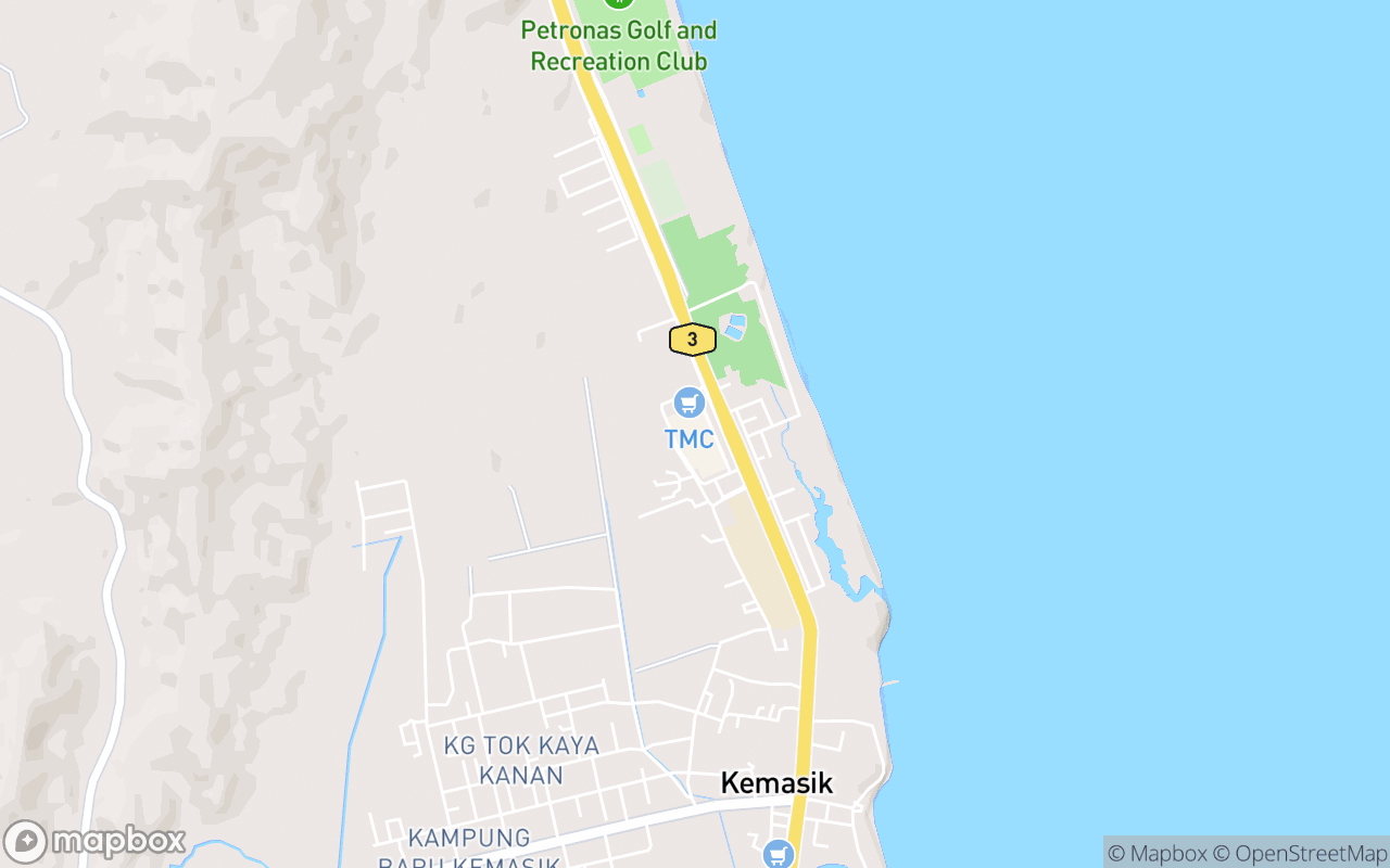 Map showing the location of Mesra Mall