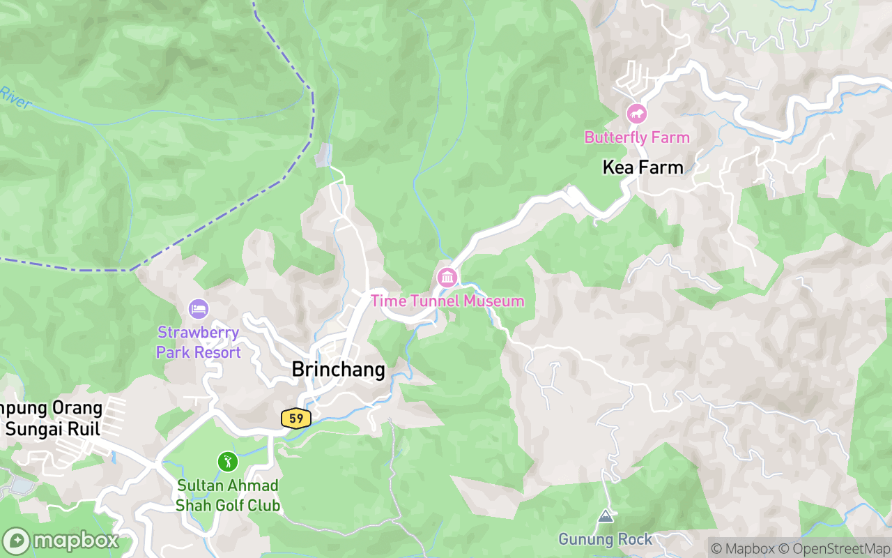Map showing the location of Time Tunnel Museum