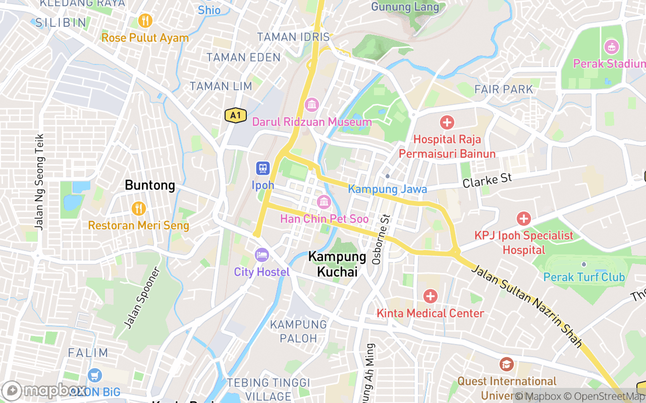 Map showing the location of Han Chin Pet Soo