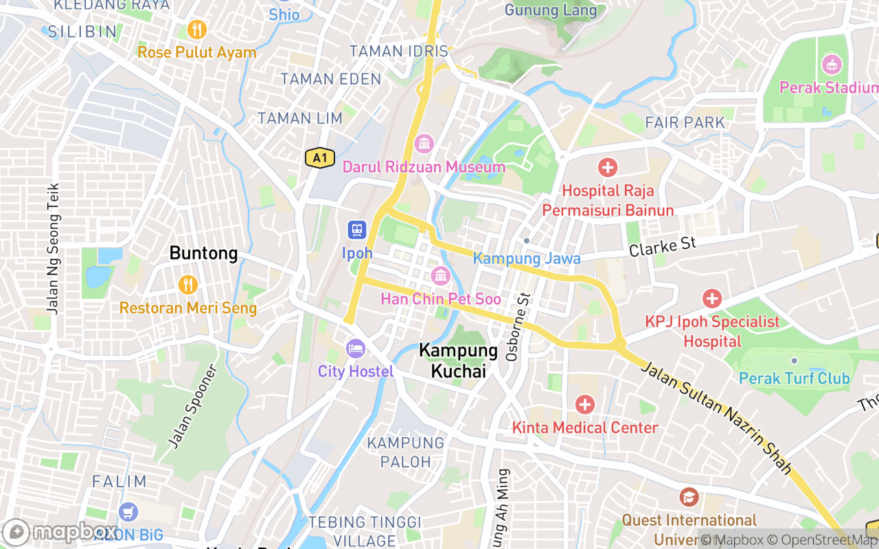 Map showing the location of Art Of Oldtown Bijeh Timah