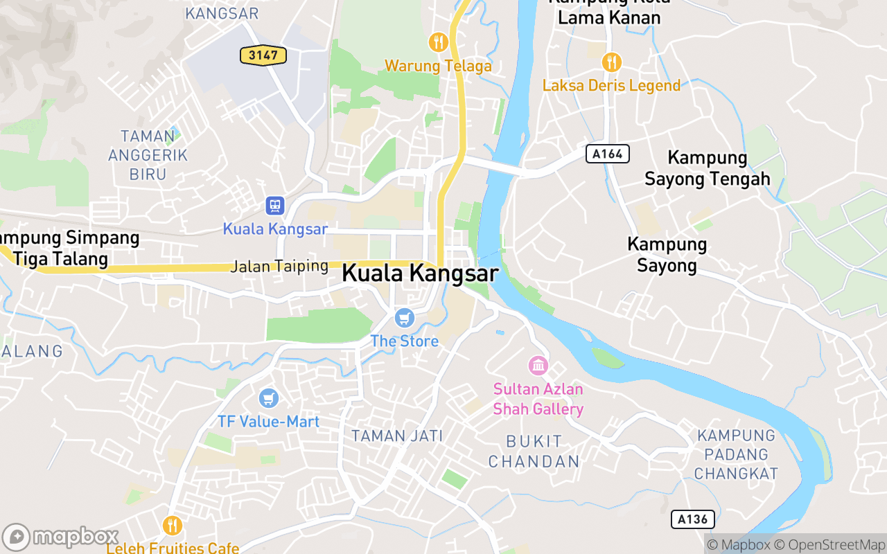 Map showing the location of Dataran Putra