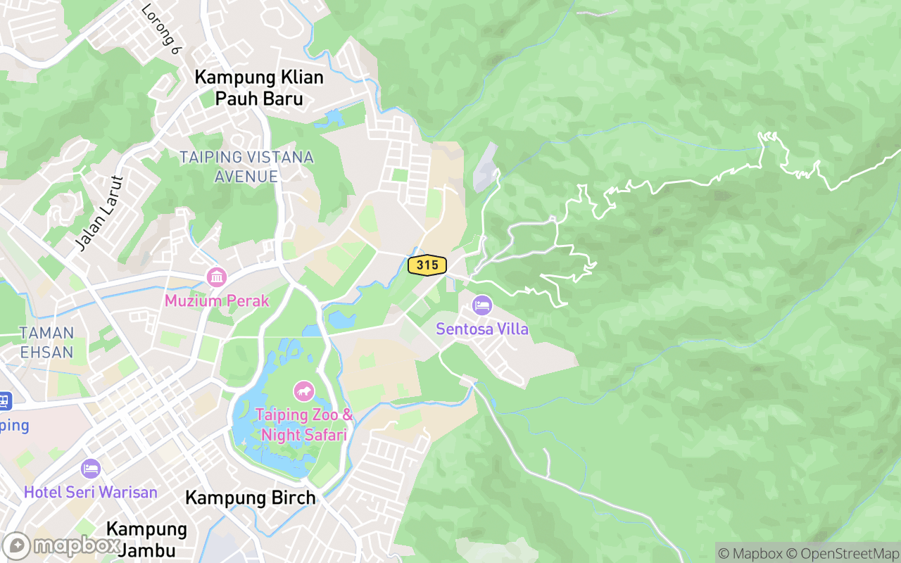 Map showing the location of The Coronation Swimming Pool