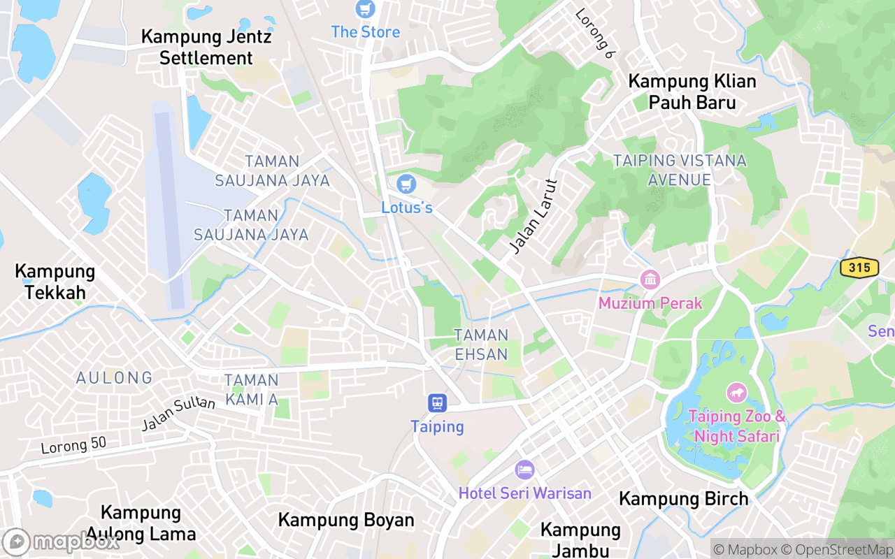 Map showing the location of Batik Tanuntaya