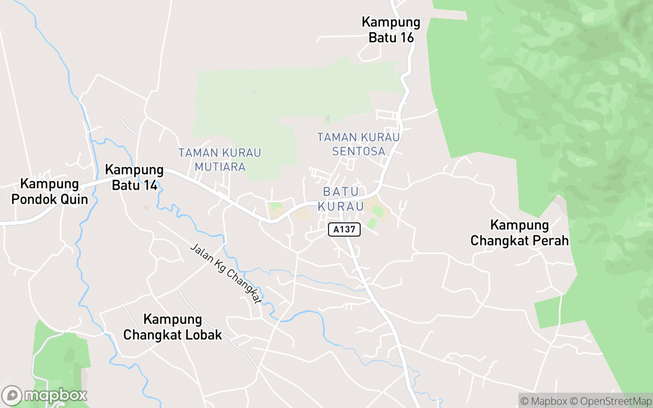 Map showing the location of Bertam Weaving at Batu Kurau