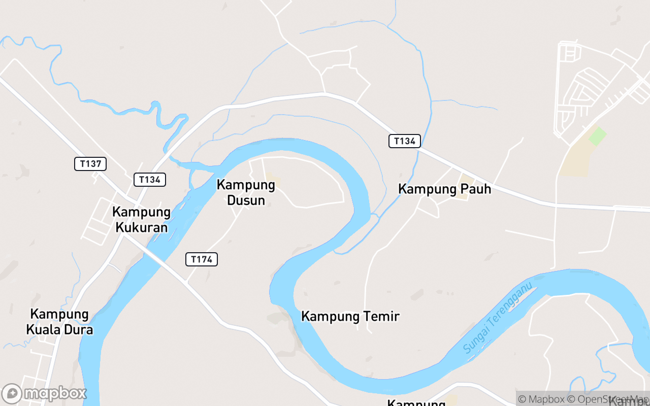 Map showing the location of Zoo Rimba Razia