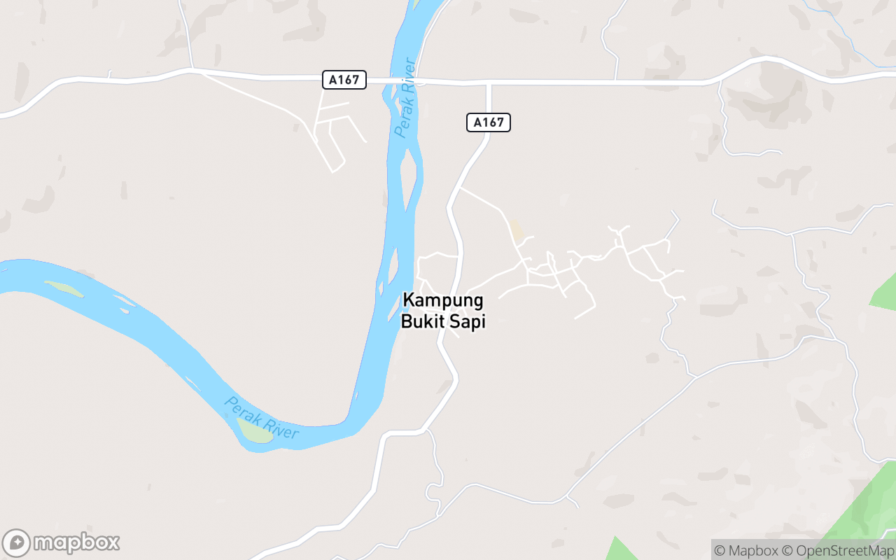 Map showing the location of Rumah Ayah An Rusa Dan Kelulut Lenggong