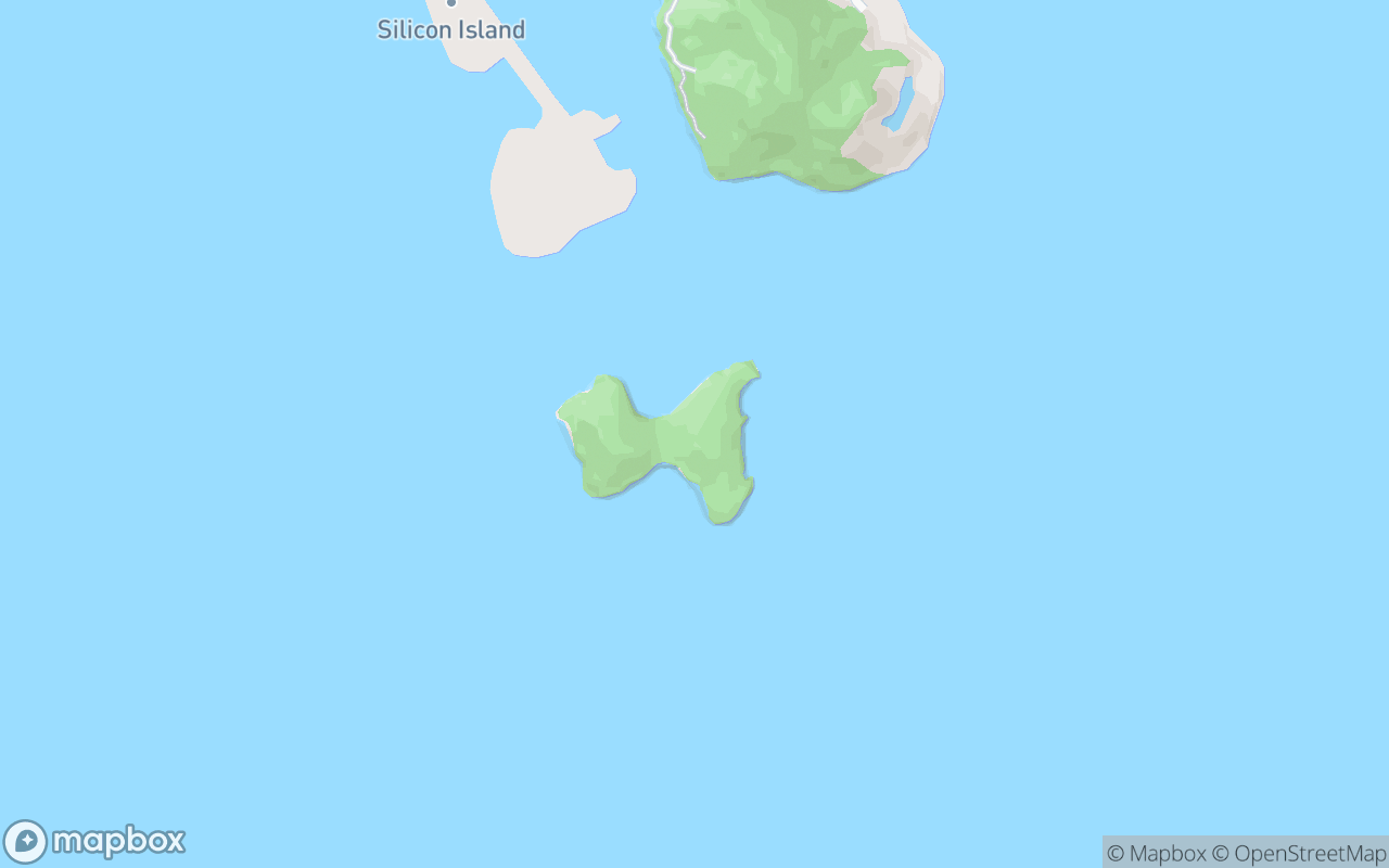 Map showing the location of Pulau Rimau Lighthouse