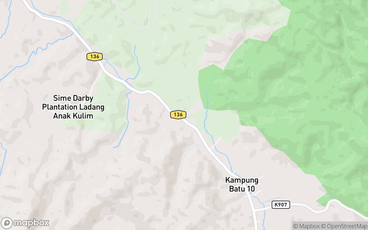 Map showing the location of Terap Pine Forest