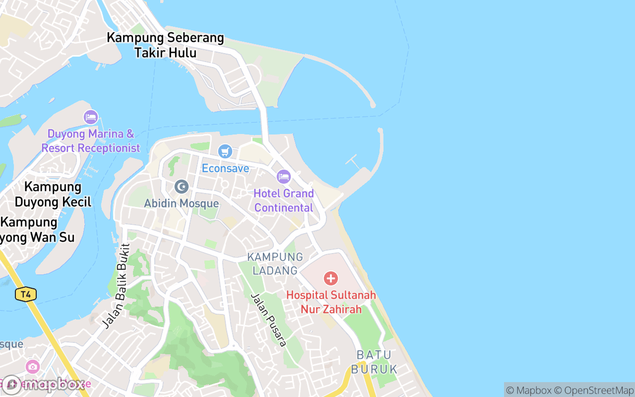 Map showing the location of KTCC MALL