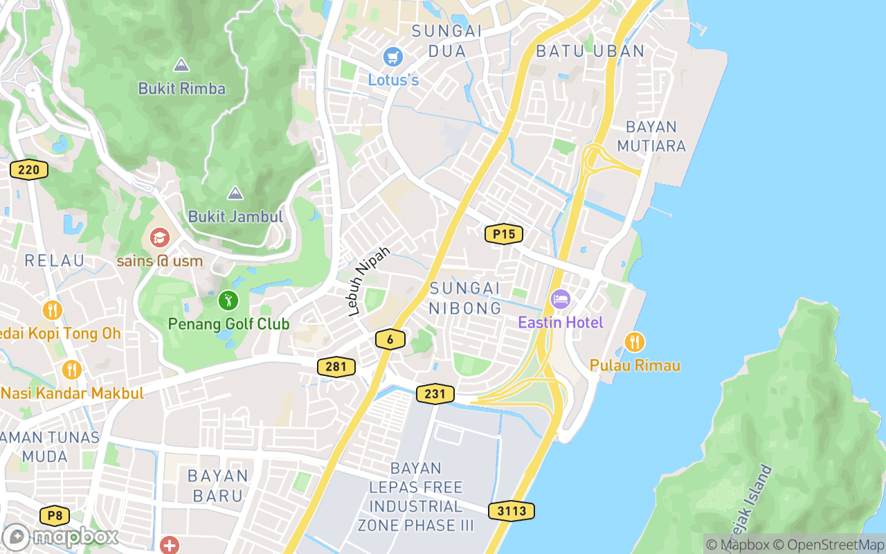 Map showing the location of Iconic Regency Service Residences