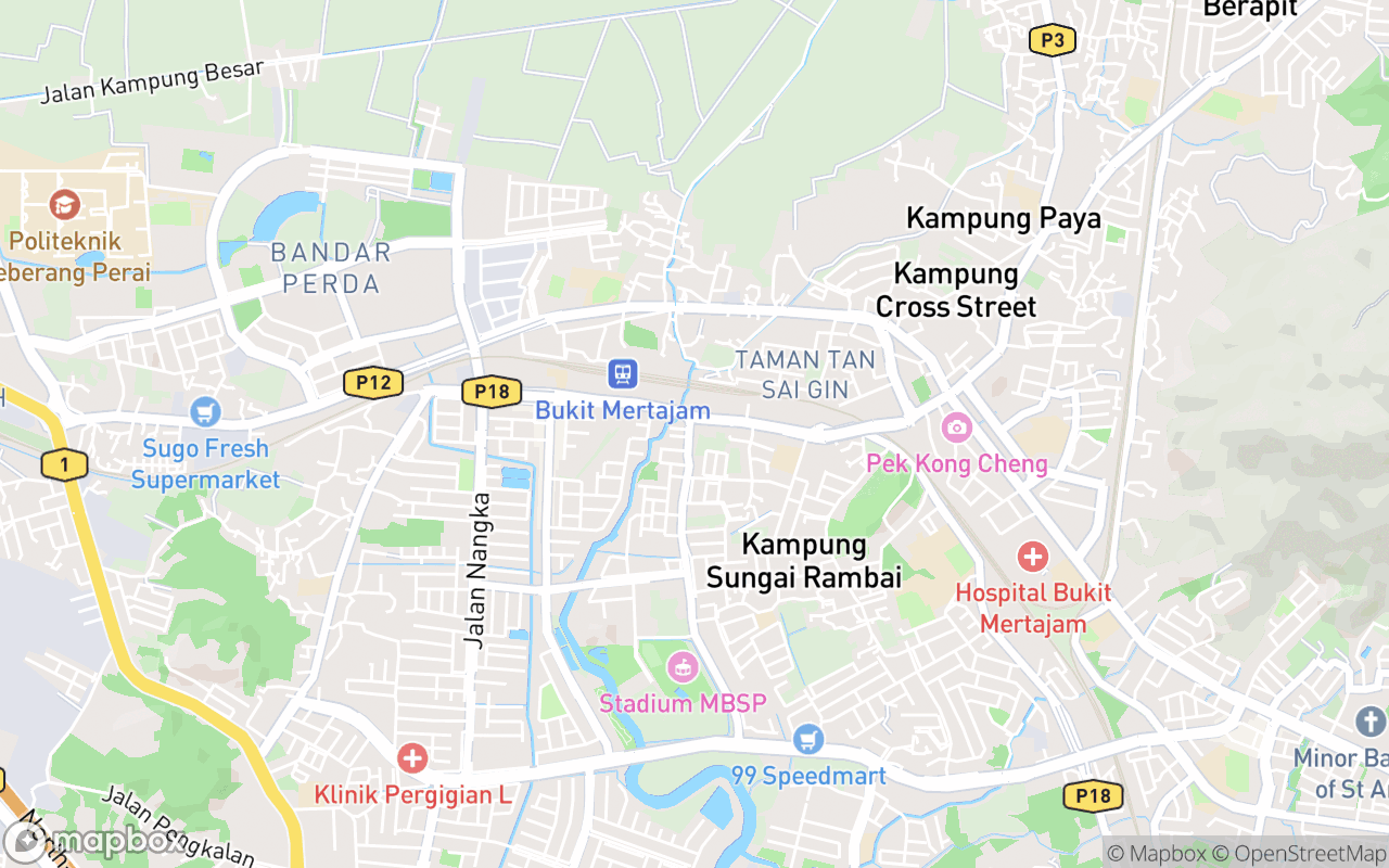 Map showing the location of Ming Qing Charcoal Duck Egg Char Koay Teow