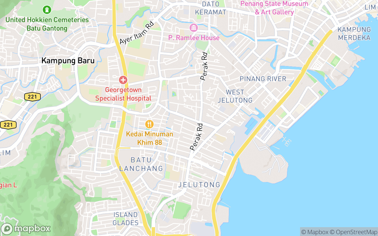 Map location