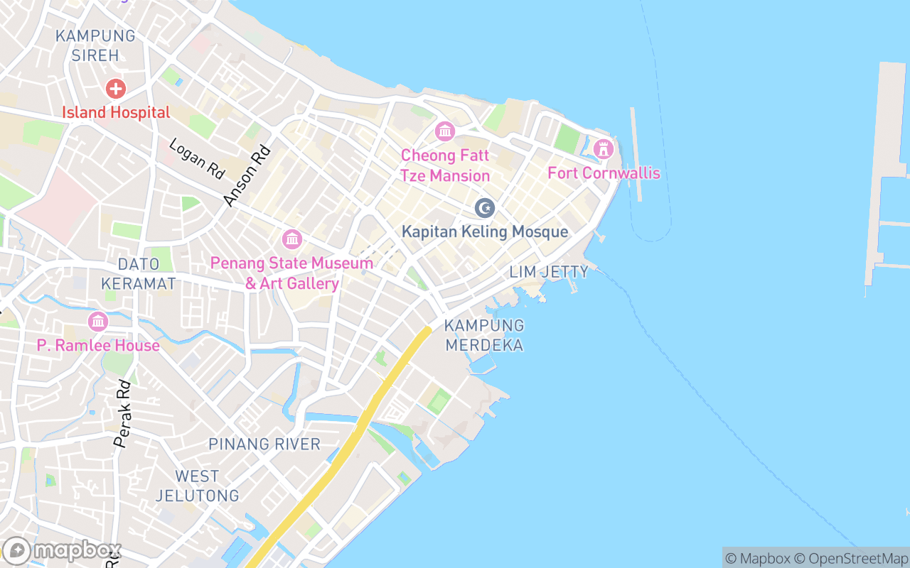 Map showing the location of PACE Coffee