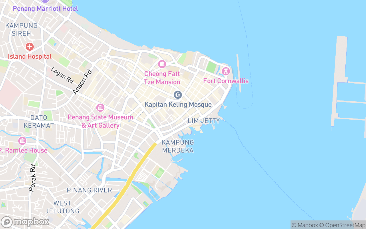 Map showing the location of Jo Gourmand