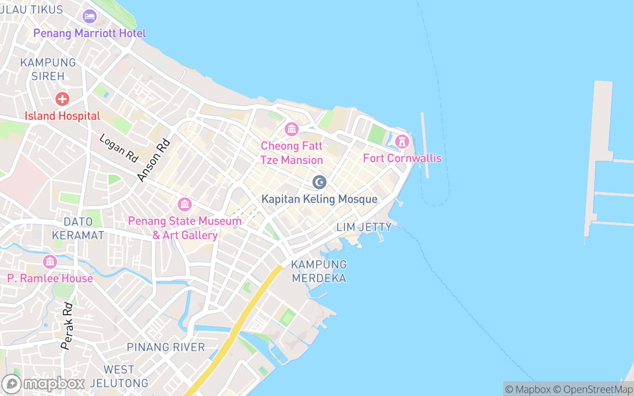 Map showing the location of Two Streets