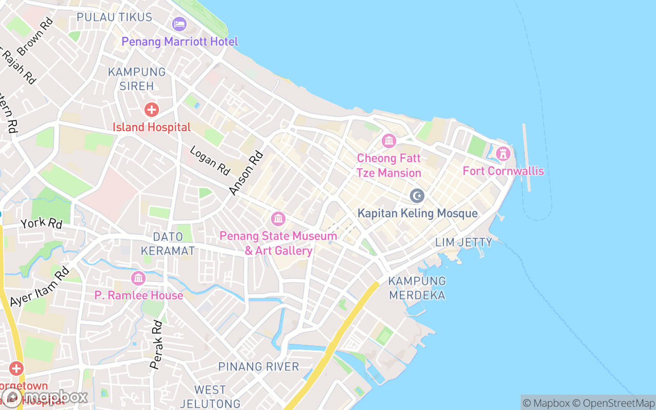 Map showing the location of The Hug Store 