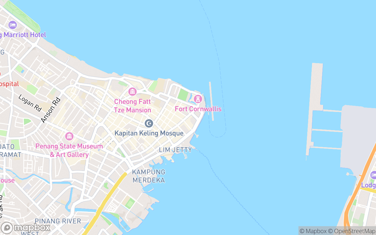 Map showing the location of Sri Weld Food Court