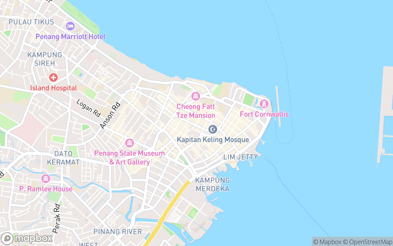 Map showing the location of Manchu Bar 满族酒吧