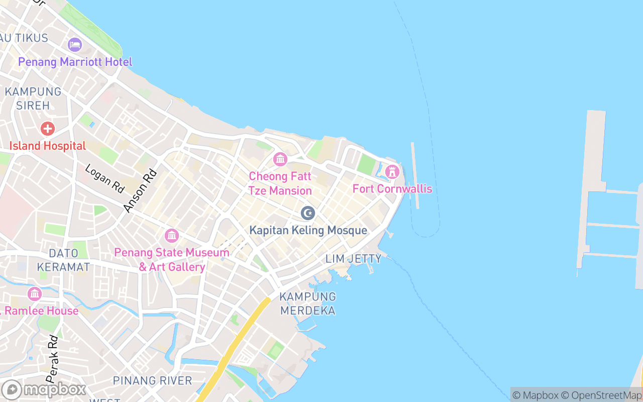 Map showing the location of Nasi Kandar Imigresen