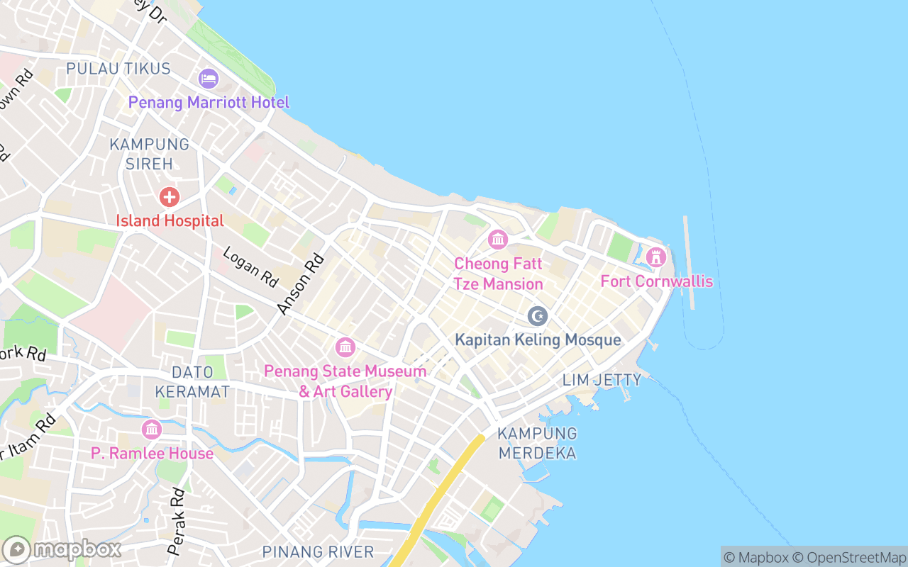 Map showing the location of Toh Soon Cafe