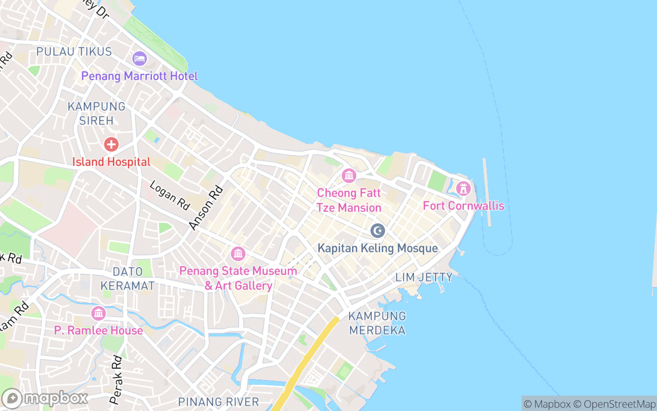 Map showing the location of Cara Caro Cafe