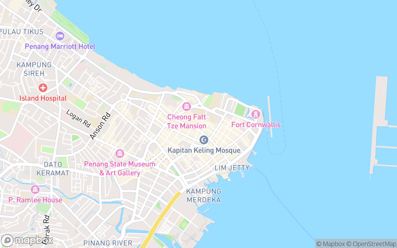 Map showing the location of Loo Pun Hong