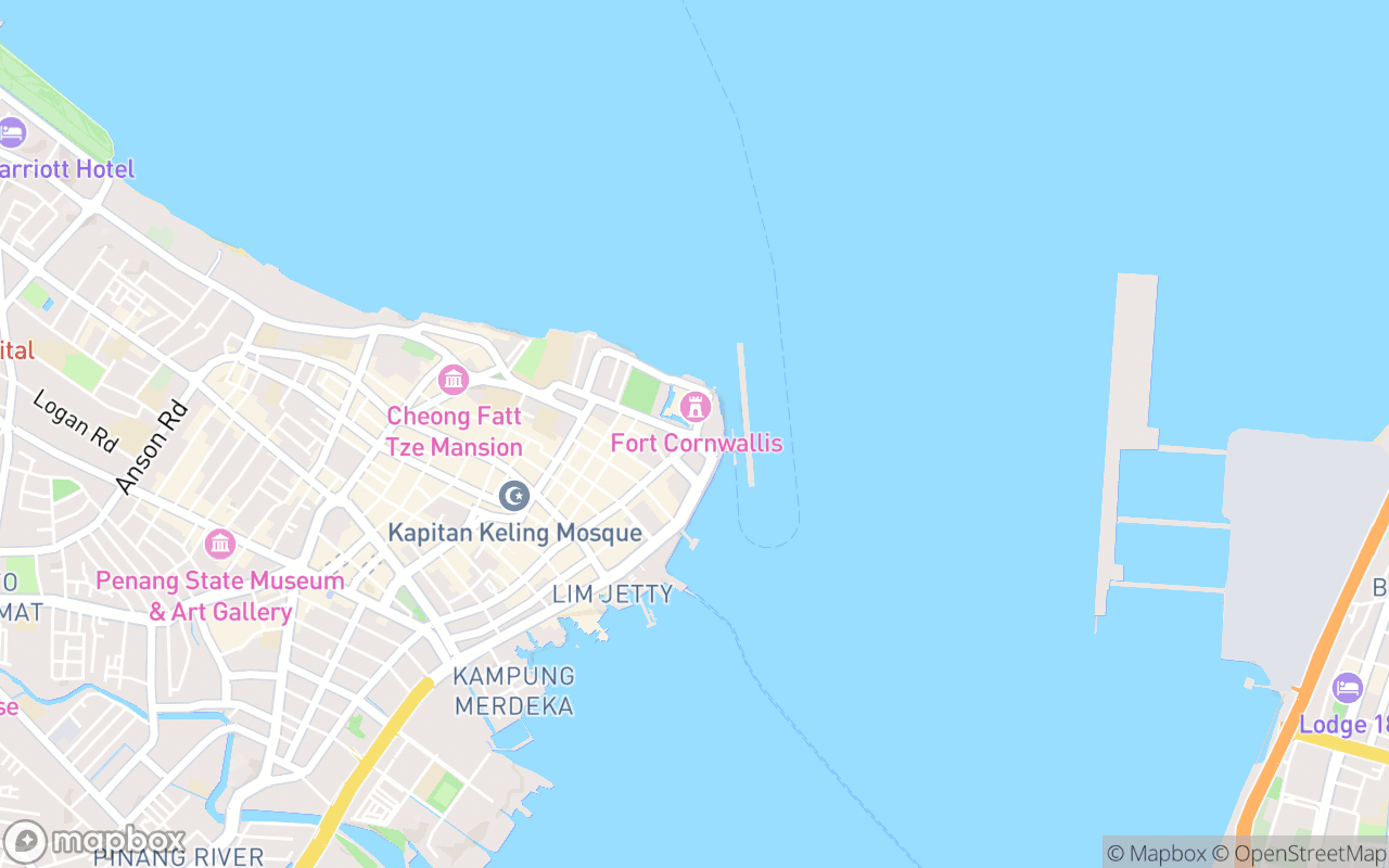 Map showing the location of Queen Victoria Memorial Clock Tower