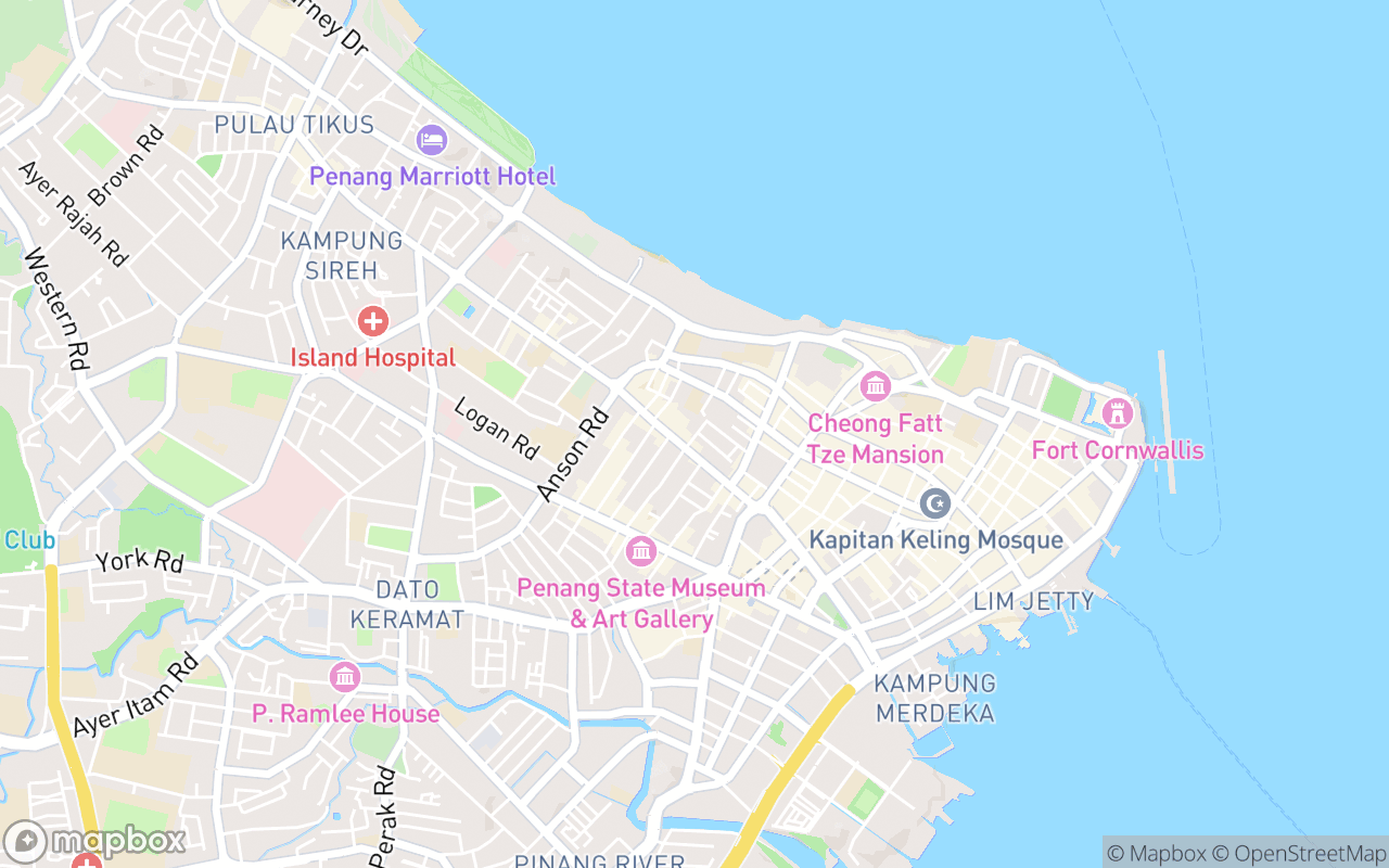 Map showing the location of Ivy's Nyonya Cuisine