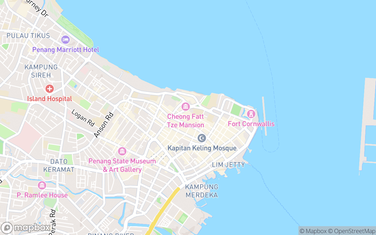 Map showing the location of Mews Cafe