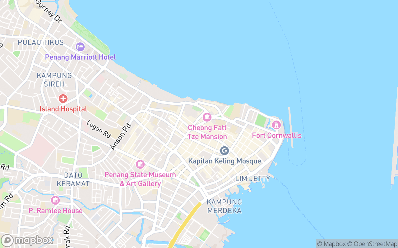Map showing the location of PG Premium Chinese Muslim Cuisine