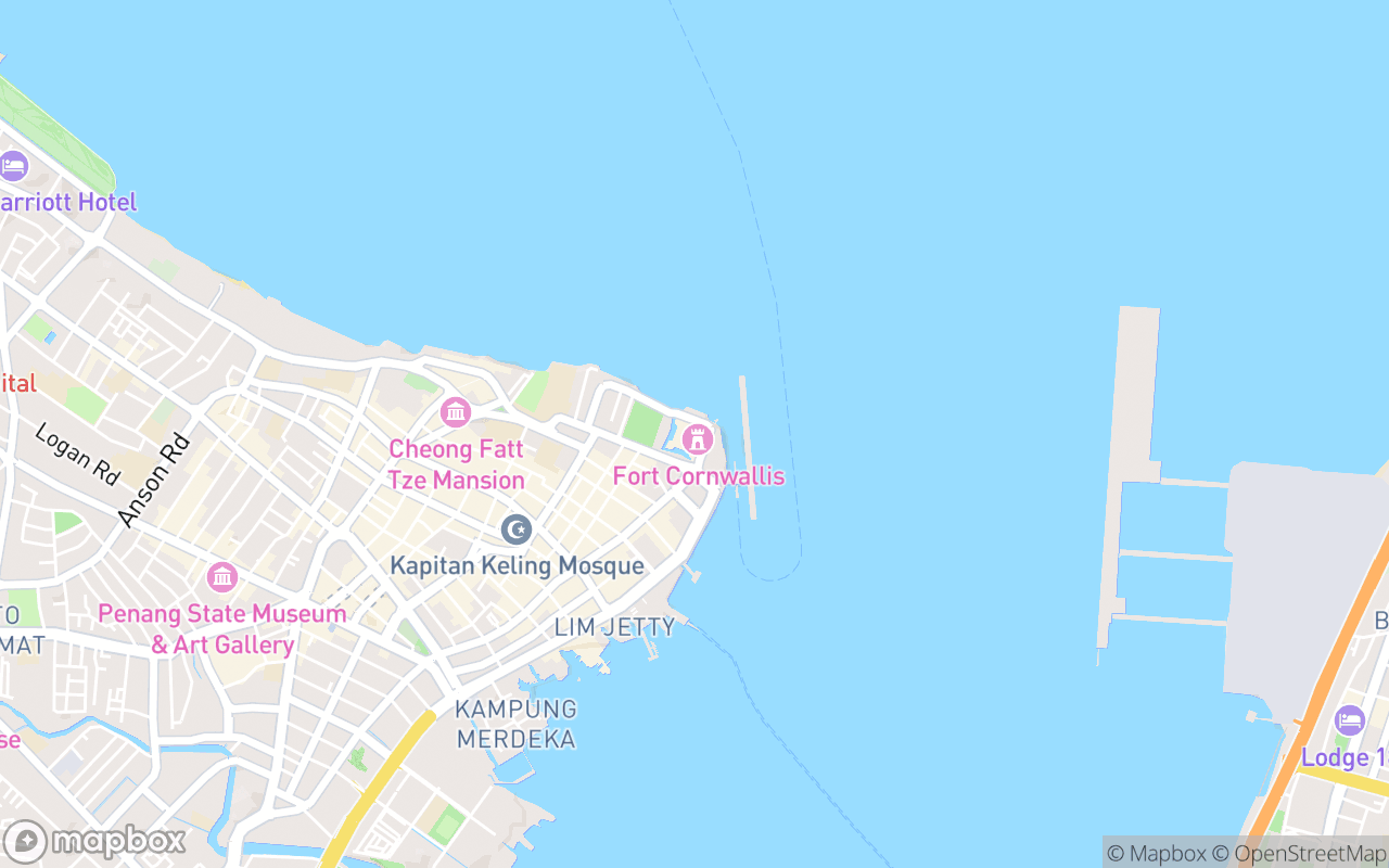 Map showing the location of Kota Dine Coffee