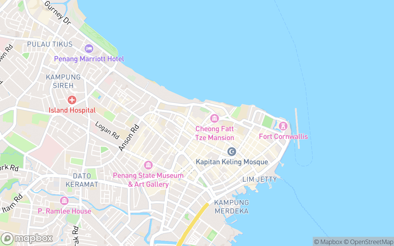 Map showing the location of CEKI Nyonya Restaurant