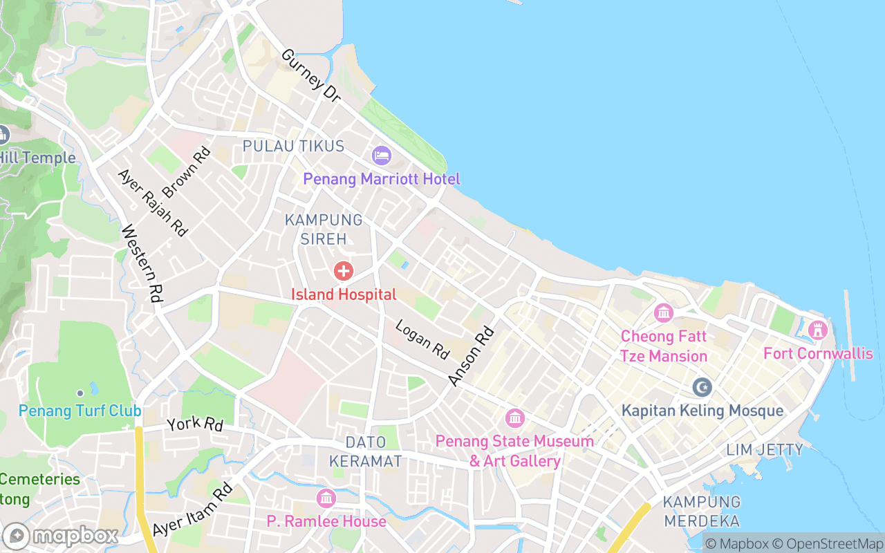 Map showing the location of Duck Blood Curry Mee