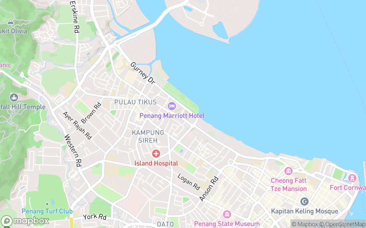 Map showing the location of Areoma Boutique Spa