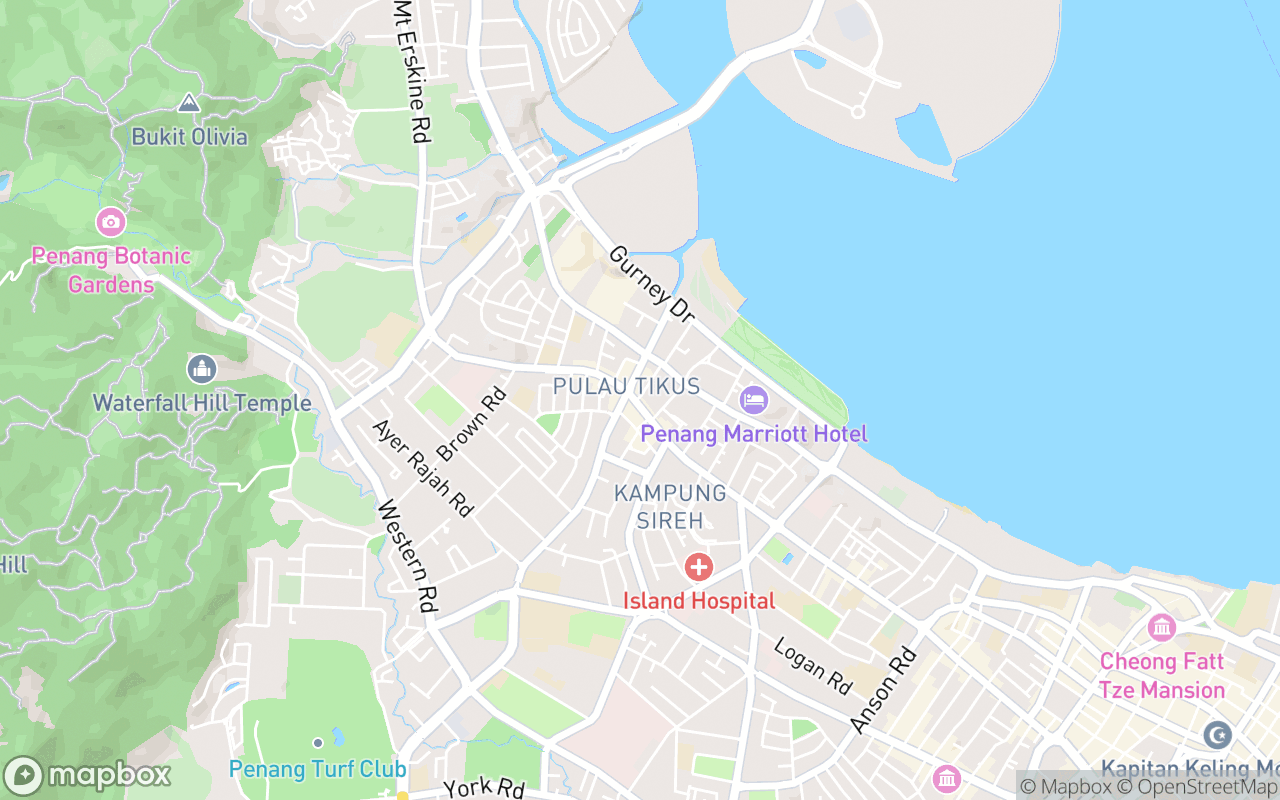 Map showing the location of Flower Mulan