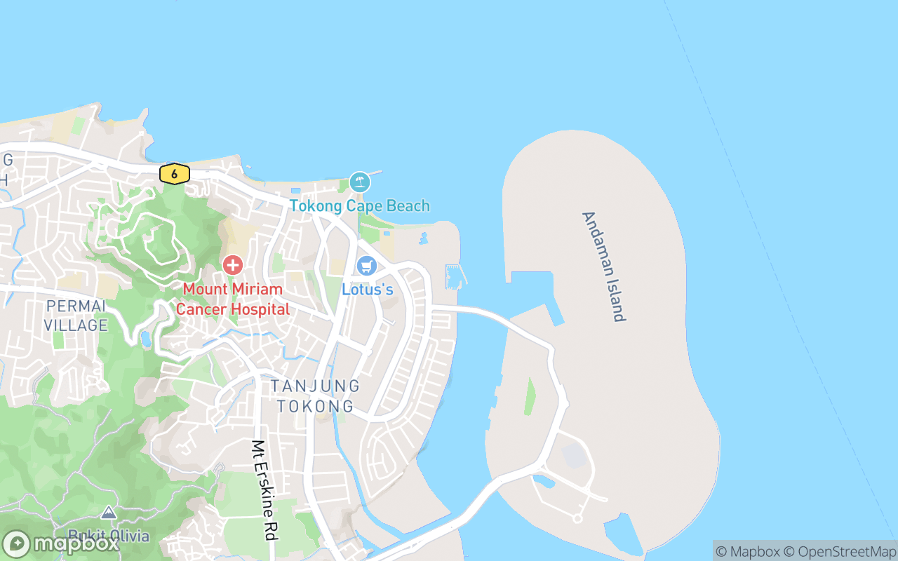 Map showing the location of Straits Quay Marina