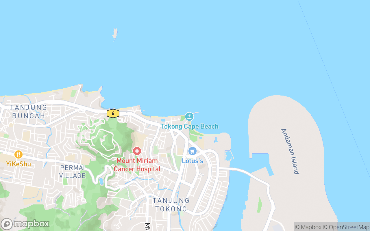 Map showing the location of Oceano Symphony