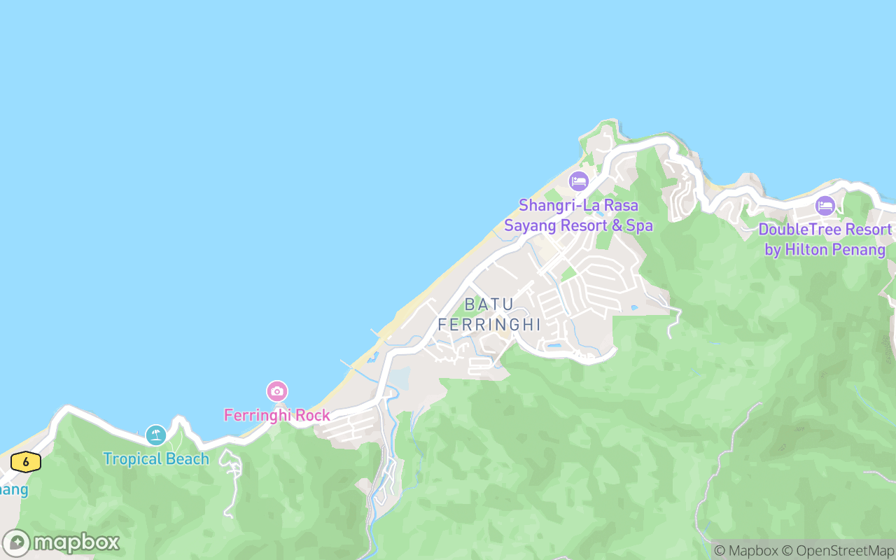 Map showing the location of Gustoso By The Beach