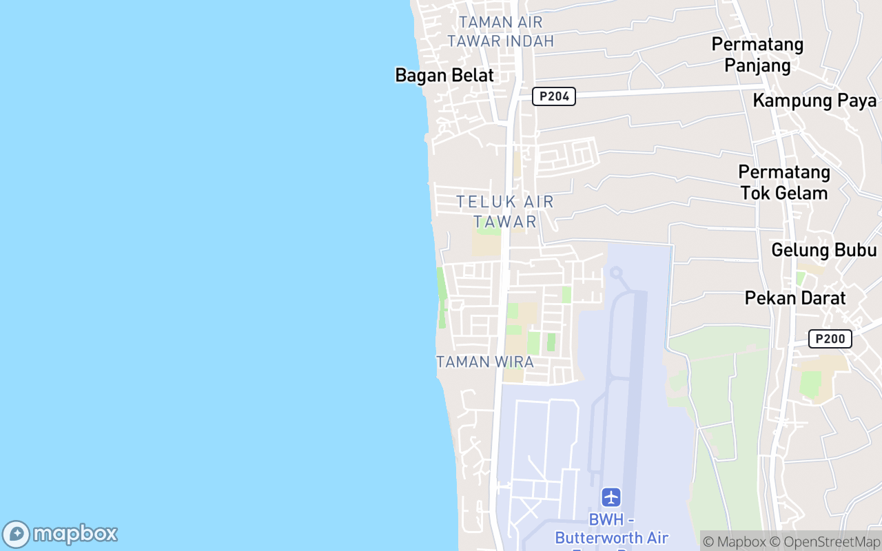 Map showing the location of Robina Beach