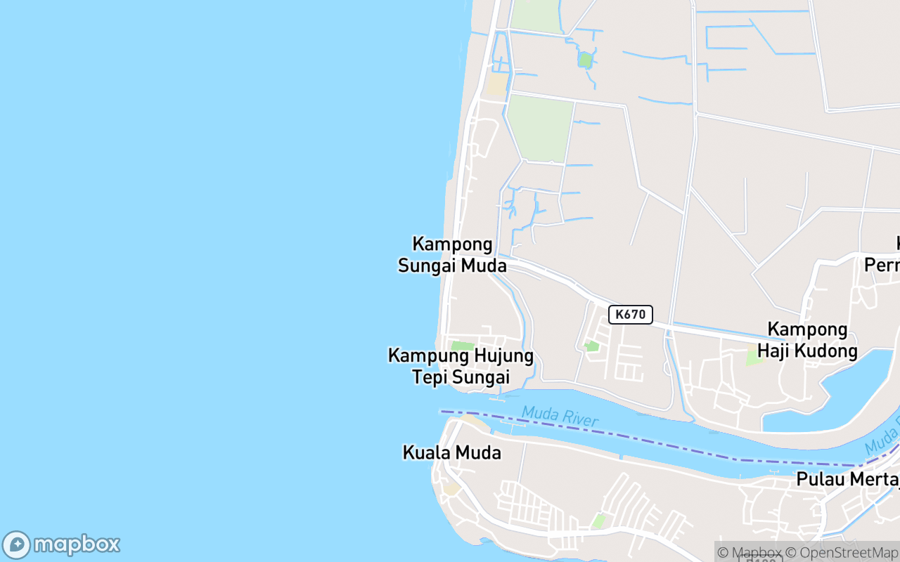Map showing the location of Galeri Tsunami