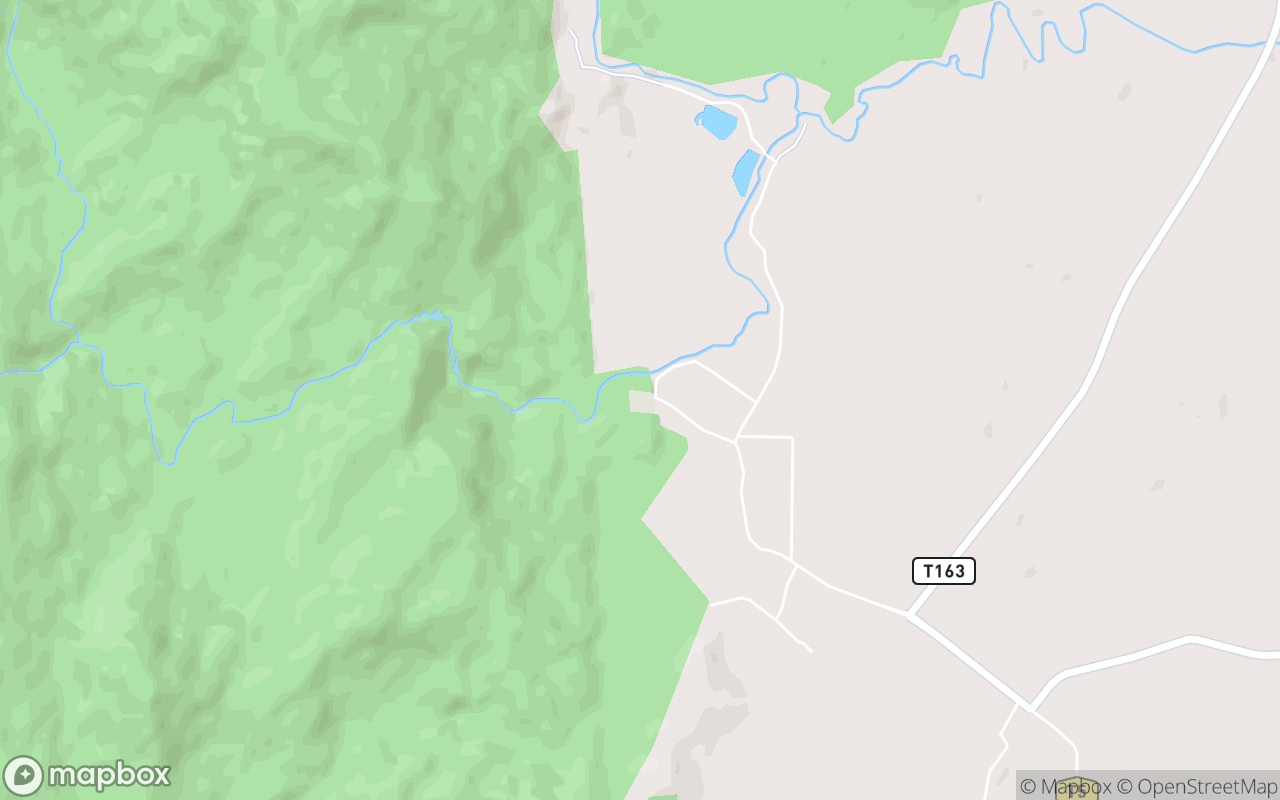 Map showing the location of Lata Tembakah
