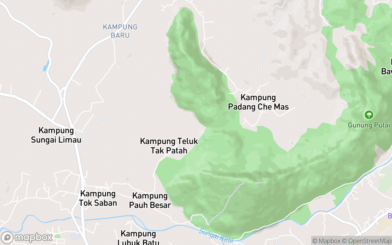 Map showing the location of Gua Air