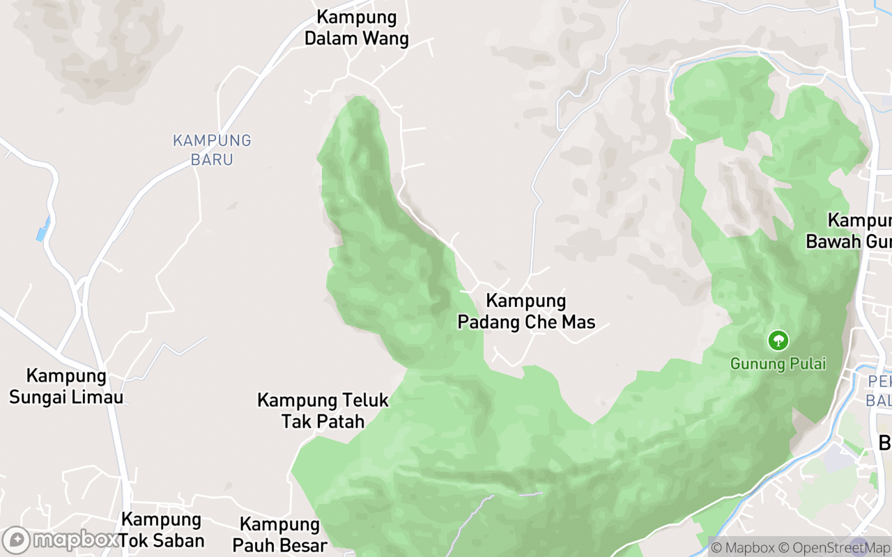 Map showing the location of Gua Sireh