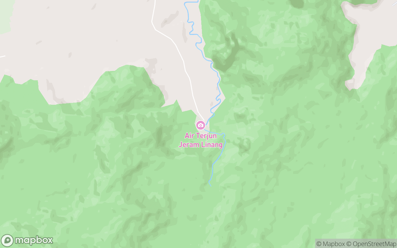Map showing the location of Lata Jeram Linang