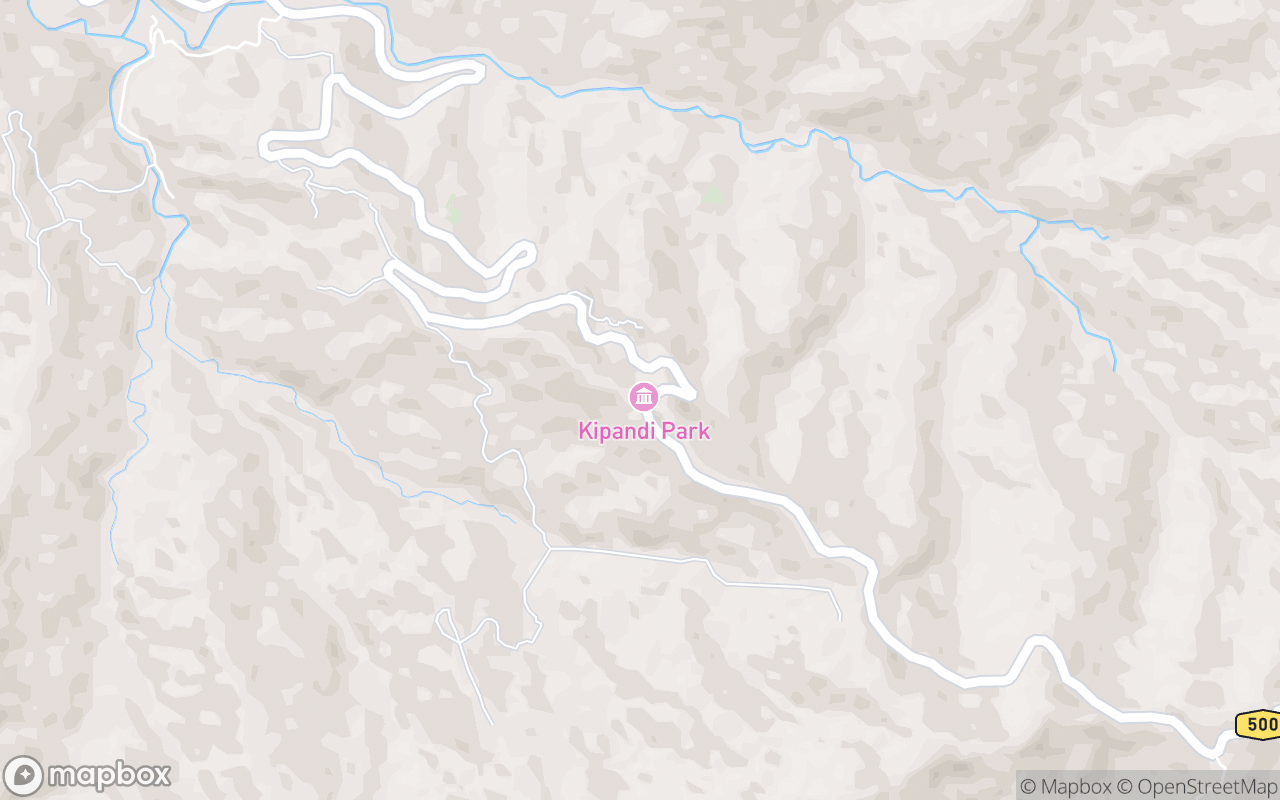 Map showing the location of Kipandi Park