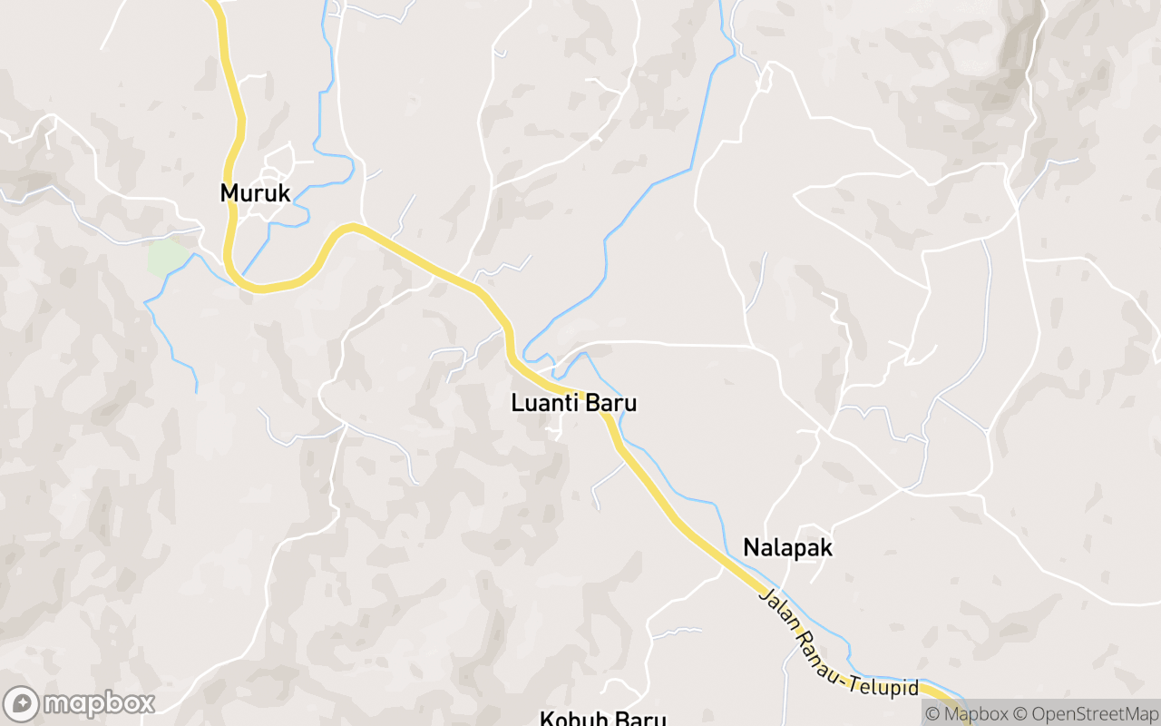 Map showing the location of Sungai Moroli Fish Spa