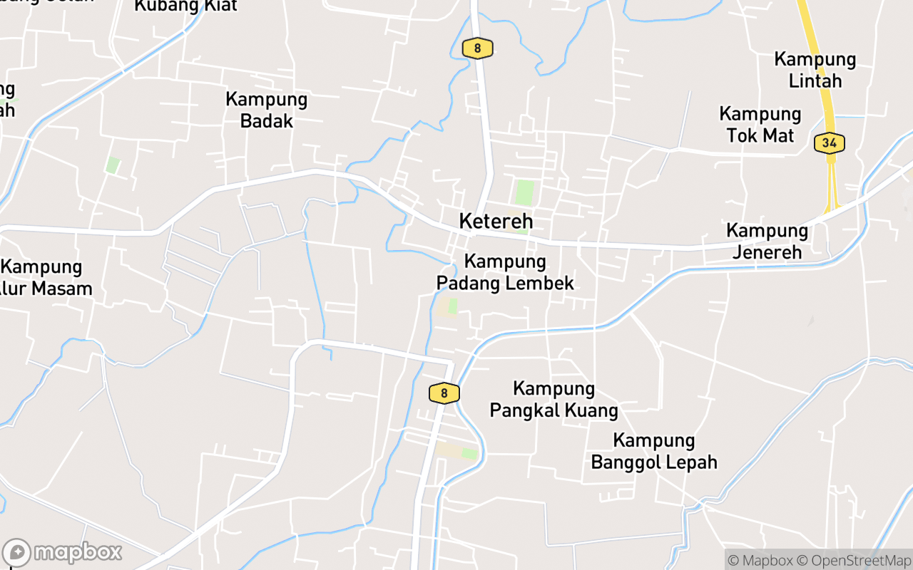 Map showing the location of Omar Abdul Aziz Mosque