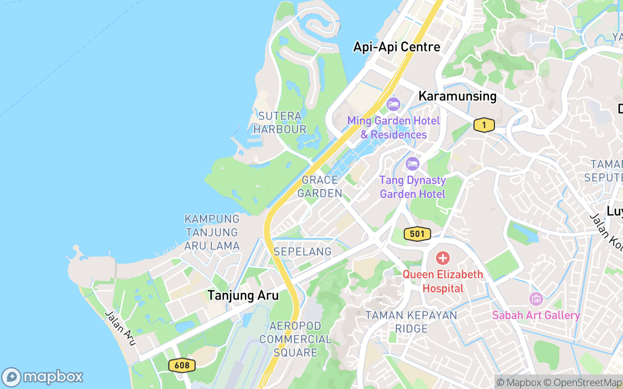 Map showing the location of Double Six Memorial Park