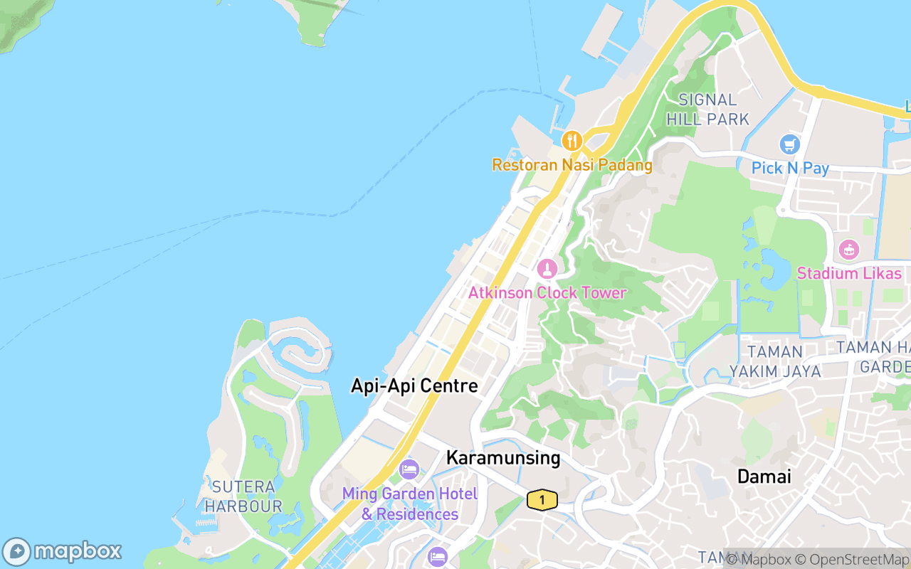 Map showing the location of Handicraft Market